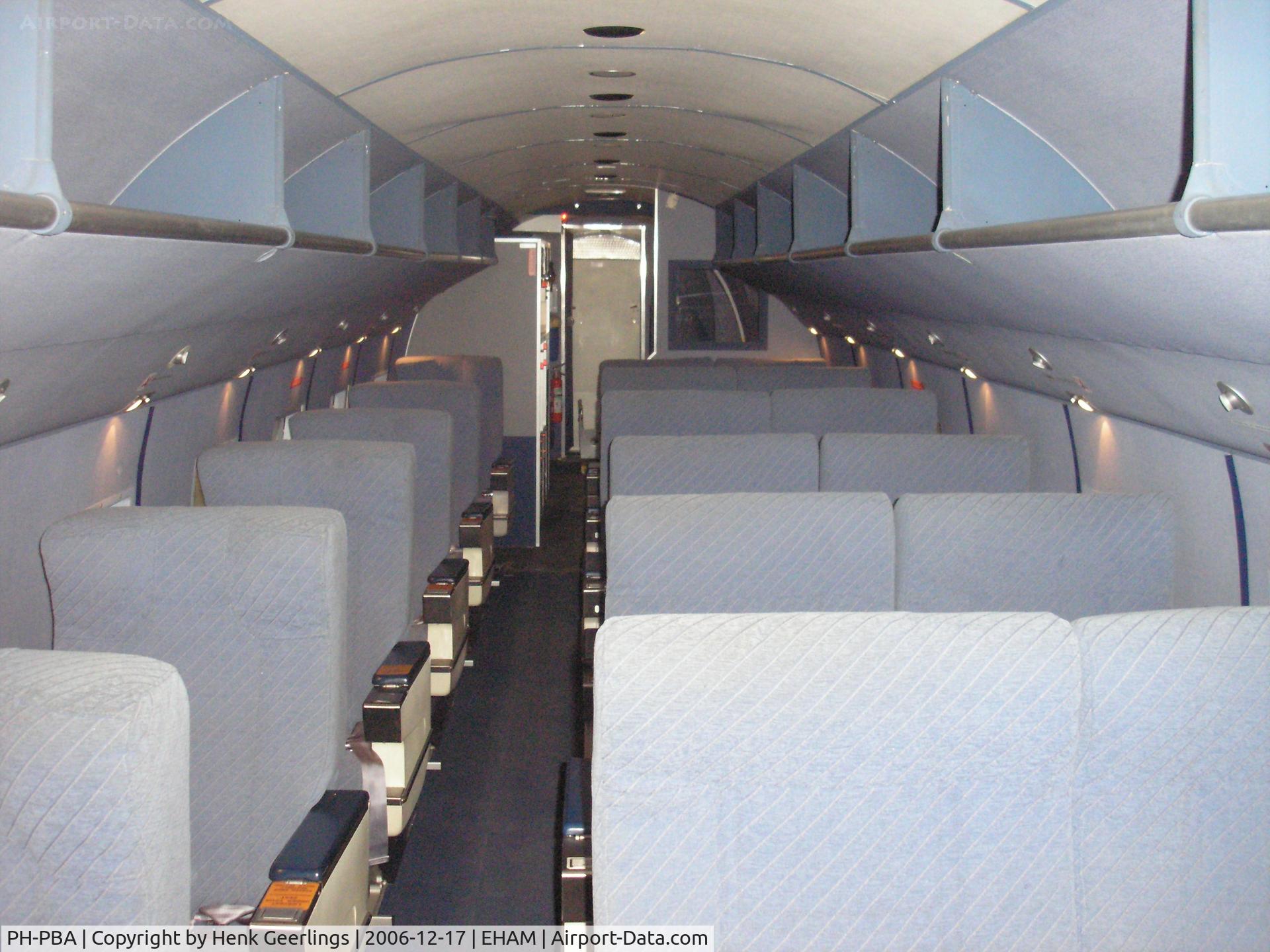 PH-PBA, 1943 Douglas DC-3C-S1C3G (C-47A-75-DL) C/N 19434, Cabin interior