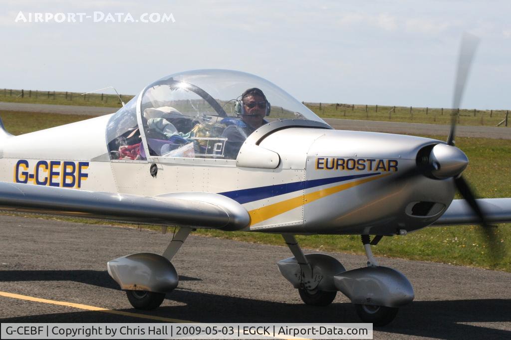 G-CEBF, 2006 Aerotechnik EV-97A Eurostar C/N PFA 315A-14525, P F A fly-in at Caernarfon