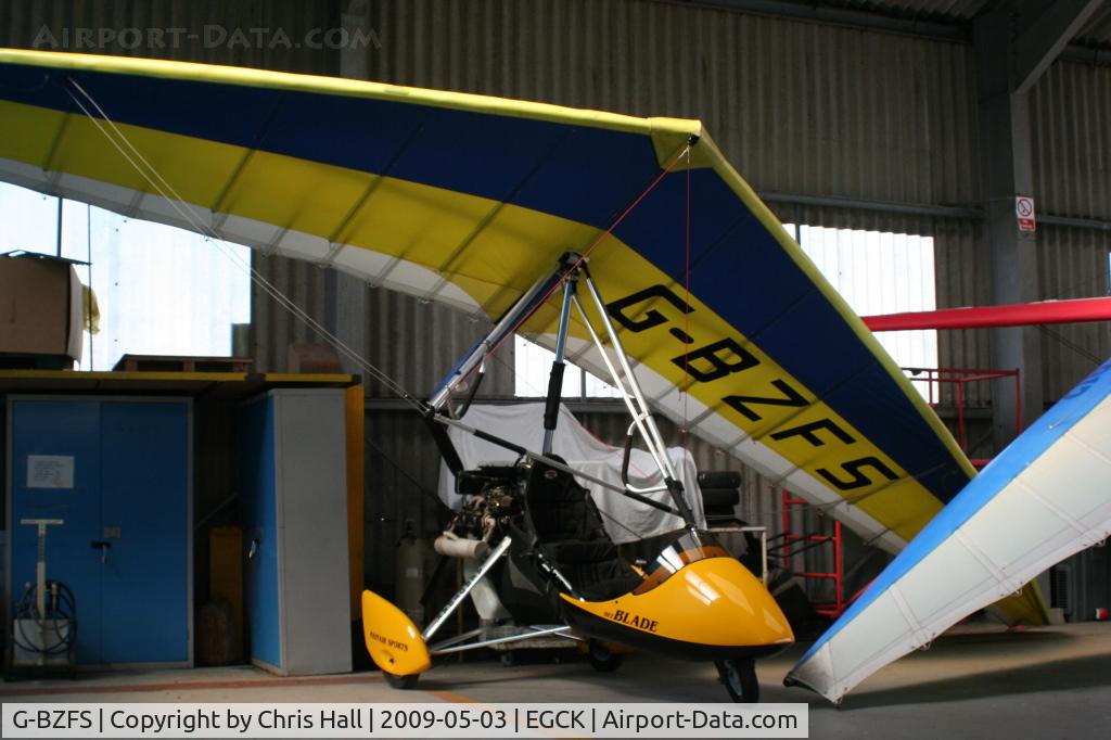 G-BZFS, 2000 Mainair Blade 912 C/N 1243-0300-7-W1036, P F A fly-in at Caernarfon