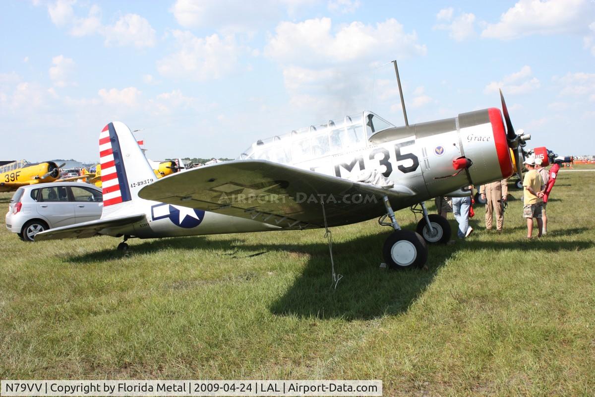 N79VV, 1942 Consolidated Vultee BT-13A C/N 11756, Vultee BT-13A