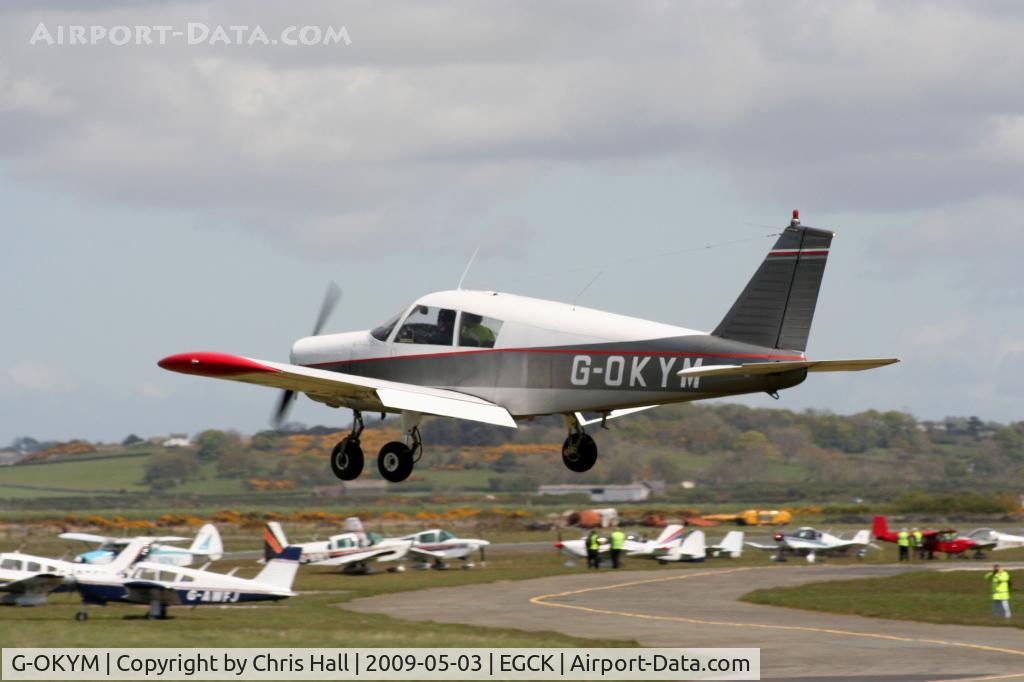 G-OKYM, 1967 Piper PA-28-140 Cherokee C/N 28-23303, P F A fly-in at Caernarfon