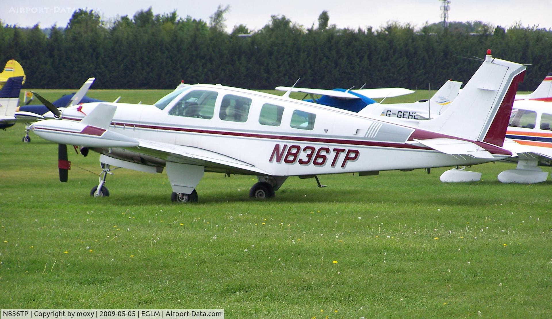 N836TP, 1984 Beech A36 Bonanza 36 C/N E=2124, Beech A36 at White Waltham
