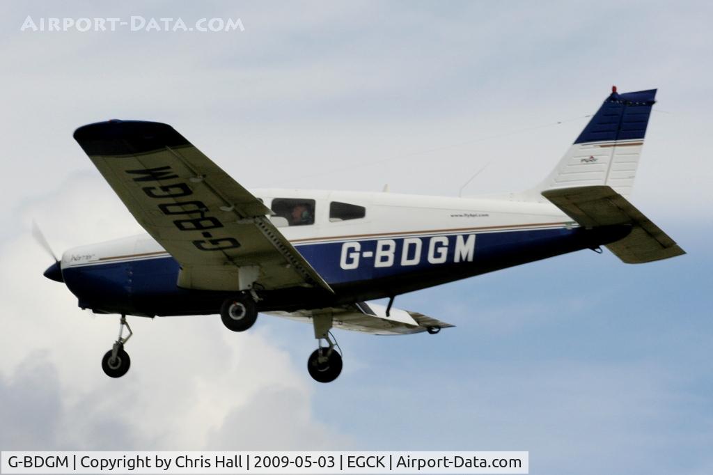 G-BDGM, 1974 Piper PA-28-151 Cherokee Warrior C/N 28-7415165, P F A fly-in at Caernarfon