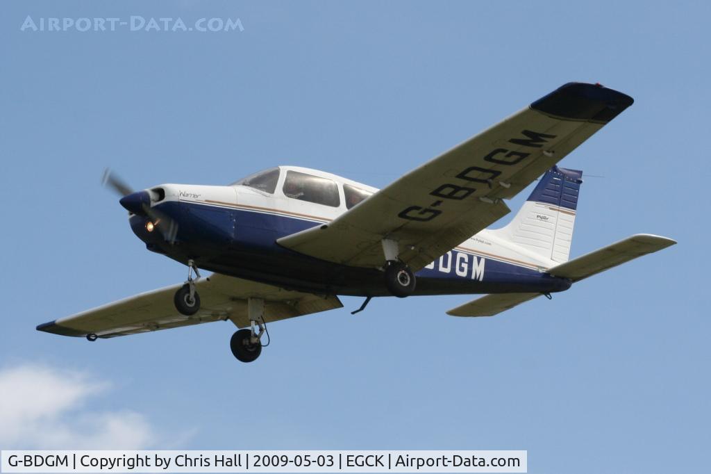 G-BDGM, 1974 Piper PA-28-151 Cherokee Warrior C/N 28-7415165, P F A fly-in at Caernarfon