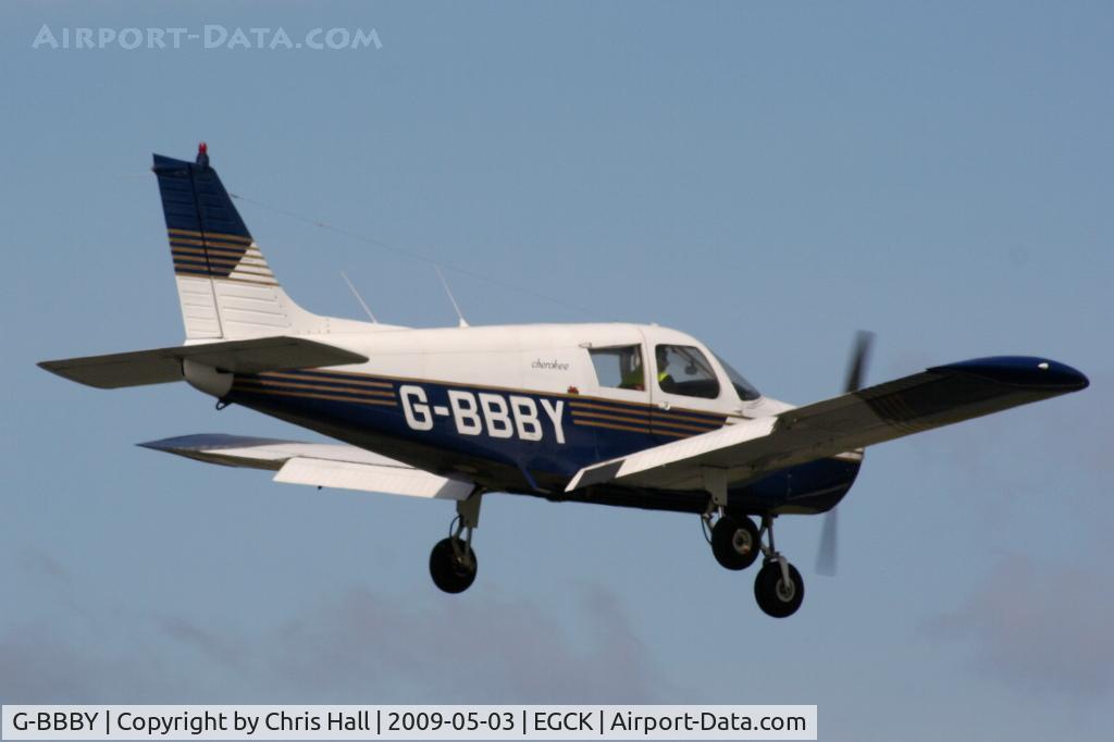 G-BBBY, 1973 Piper PA-28-140 Cherokee C/N 28-7325533, P F A fly-in at Caernarfon