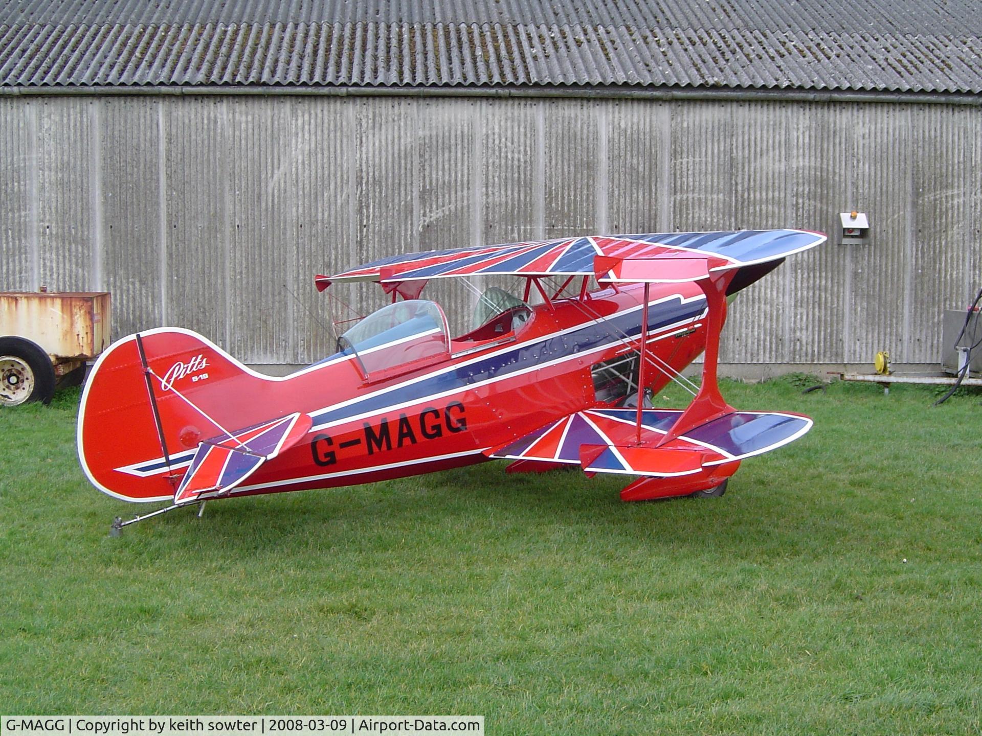 G-MAGG, 1983 Pitts S-1SE Special C/N PFA 009-10873, Based at the Horsford strip near Norwich