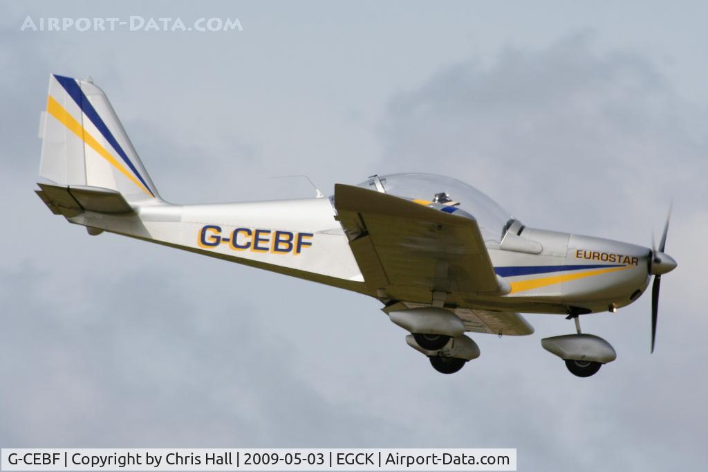 G-CEBF, 2006 Aerotechnik EV-97A Eurostar C/N PFA 315A-14525, P F A fly-in at Caernarfon
