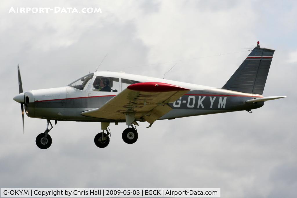 G-OKYM, 1967 Piper PA-28-140 Cherokee C/N 28-23303, P F A fly-in at Caernarfon