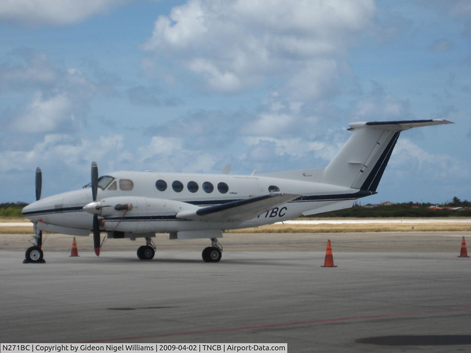 N271BC, 1985 Beech 300 C/N FA-48, Parked at BON
