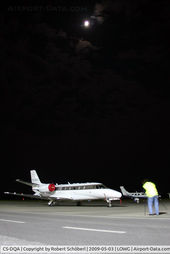 CS-DQA, 2008 Cessna 560XL Citation XLS C/N 560-5798, Spotting @ LOWG