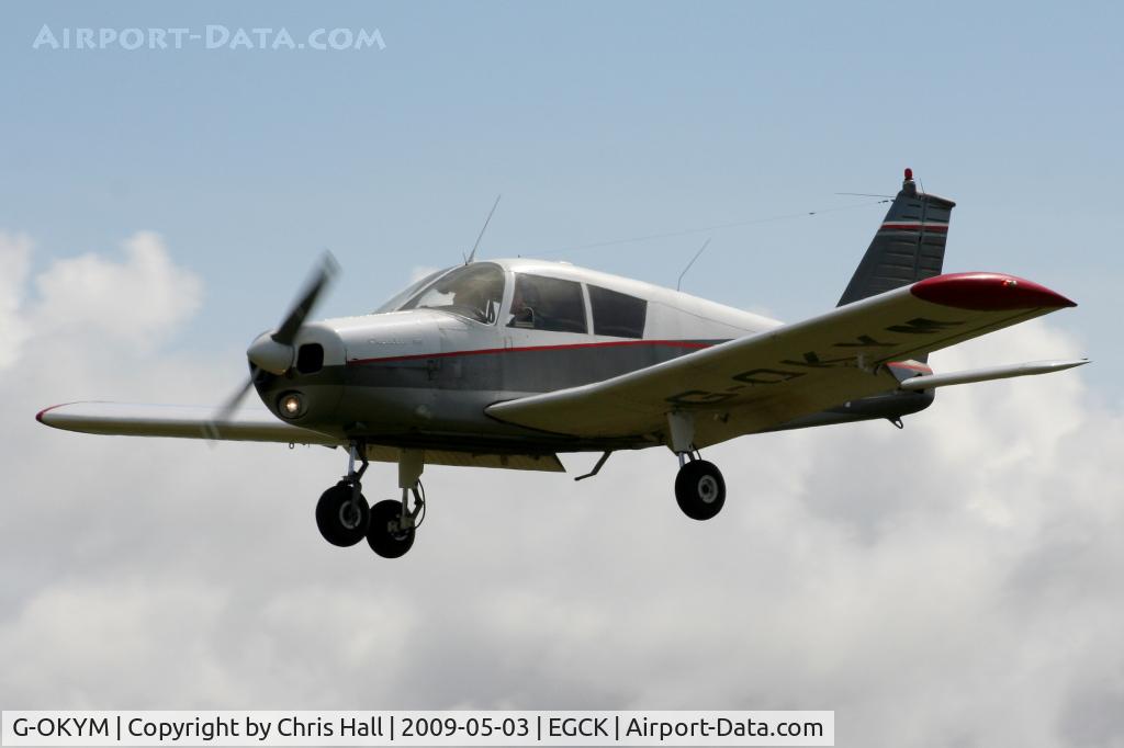 G-OKYM, 1967 Piper PA-28-140 Cherokee C/N 28-23303, P F A fly-in at Caernarfon