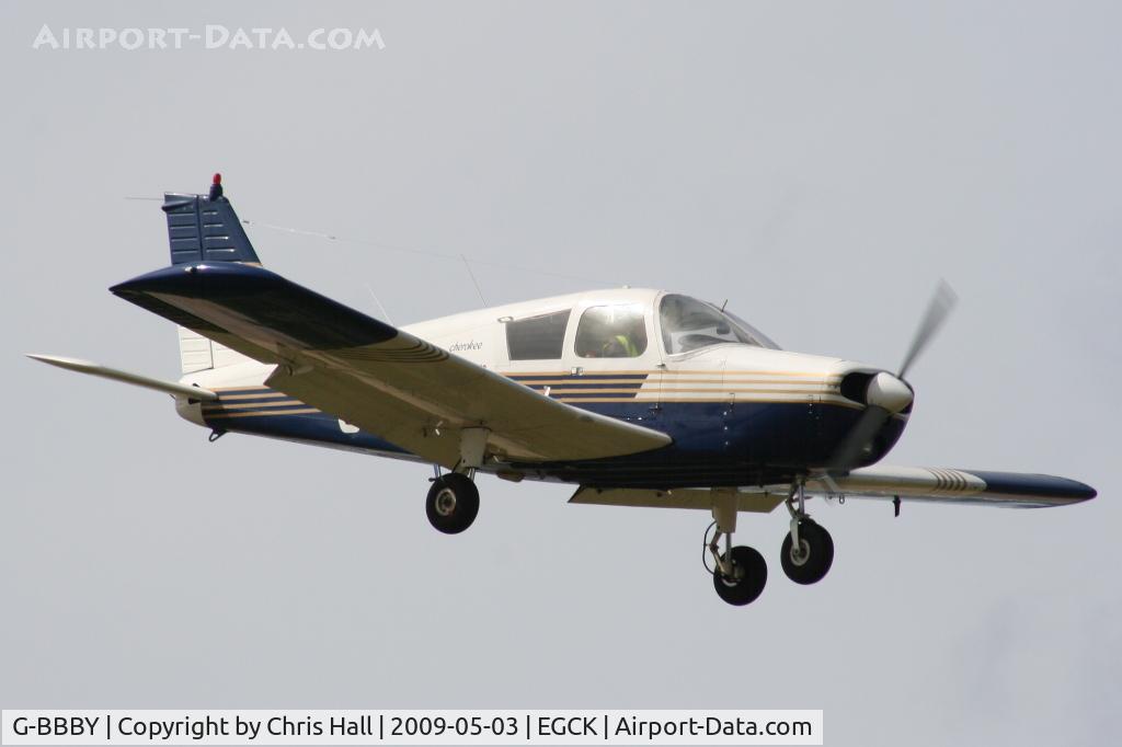 G-BBBY, 1973 Piper PA-28-140 Cherokee C/N 28-7325533, P F A fly-in at Caernarfon