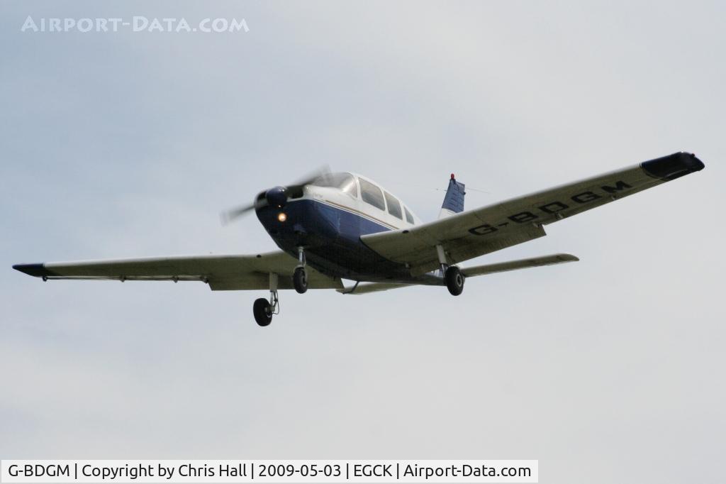 G-BDGM, 1974 Piper PA-28-151 Cherokee Warrior C/N 28-7415165, P F A fly-in at Caernarfon