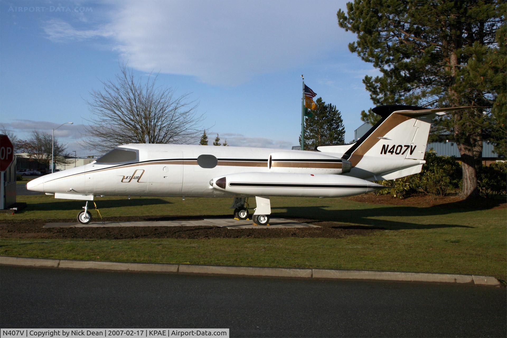 N407V, 1965 Learjet 23 C/N 23-034, KPAE