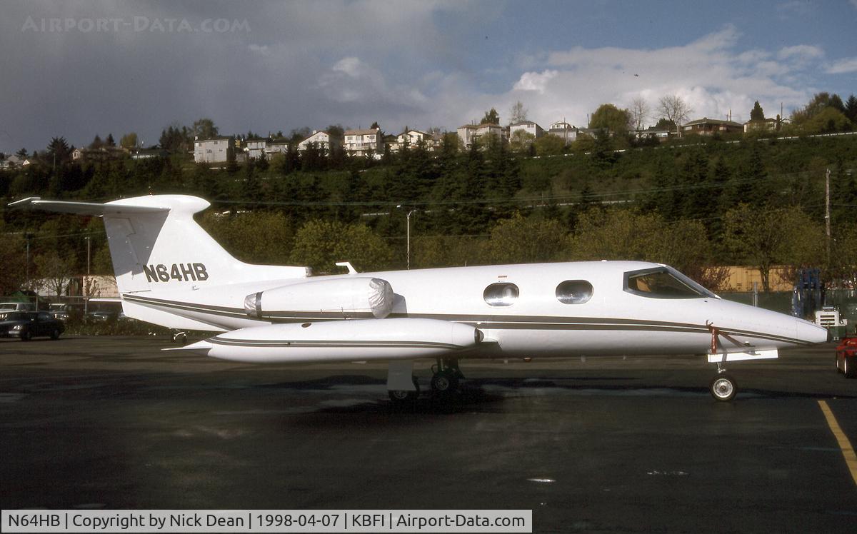 N64HB, 1967 Learjet 24 C/N 24-149, KBFI