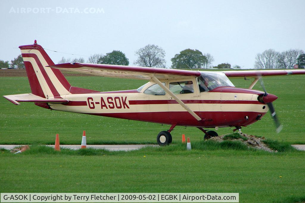 G-ASOK, 1964 Reims Cessna F172E Skyhawk C/N 0057, Cessna F172E at Sywell in May 2009