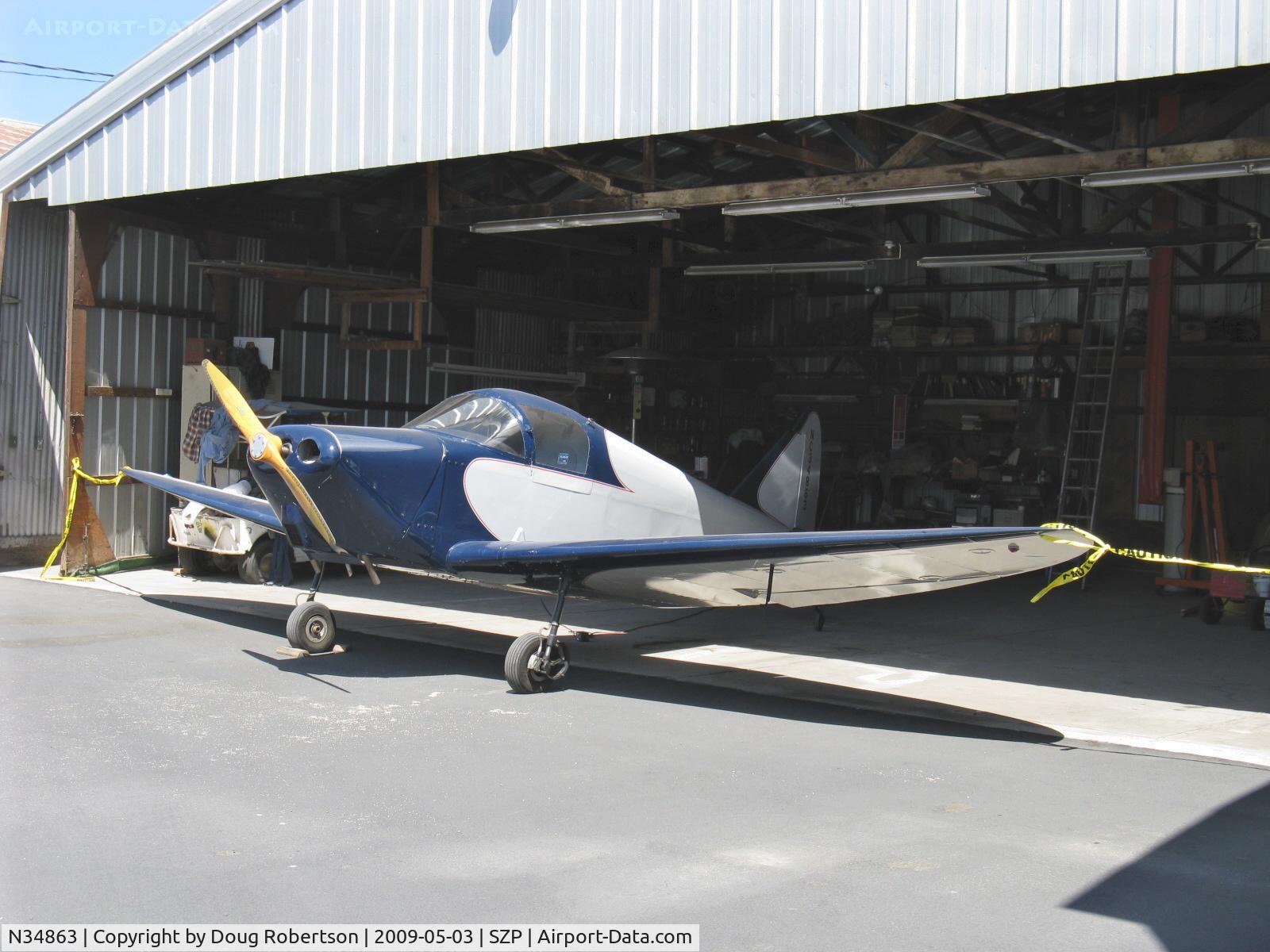 N34863, 1941 Culver LFA C/N 273, 1941 Culver LFA CADET, Franklin 4AC-199 D&E 80 Hp