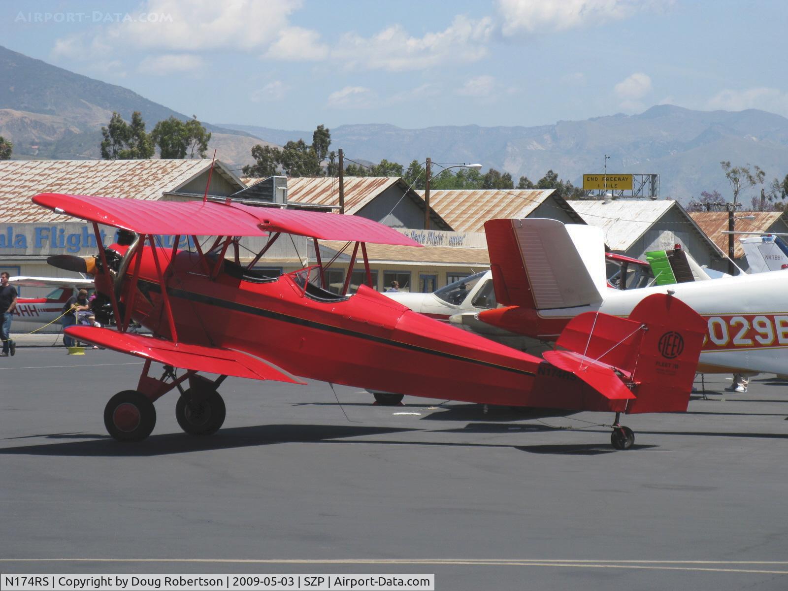 N174RS, 1936 Fleet 7B C/N 62, 1937 Fleet 7B, Kinner 5B 125 hp 5 cylinder radial engine