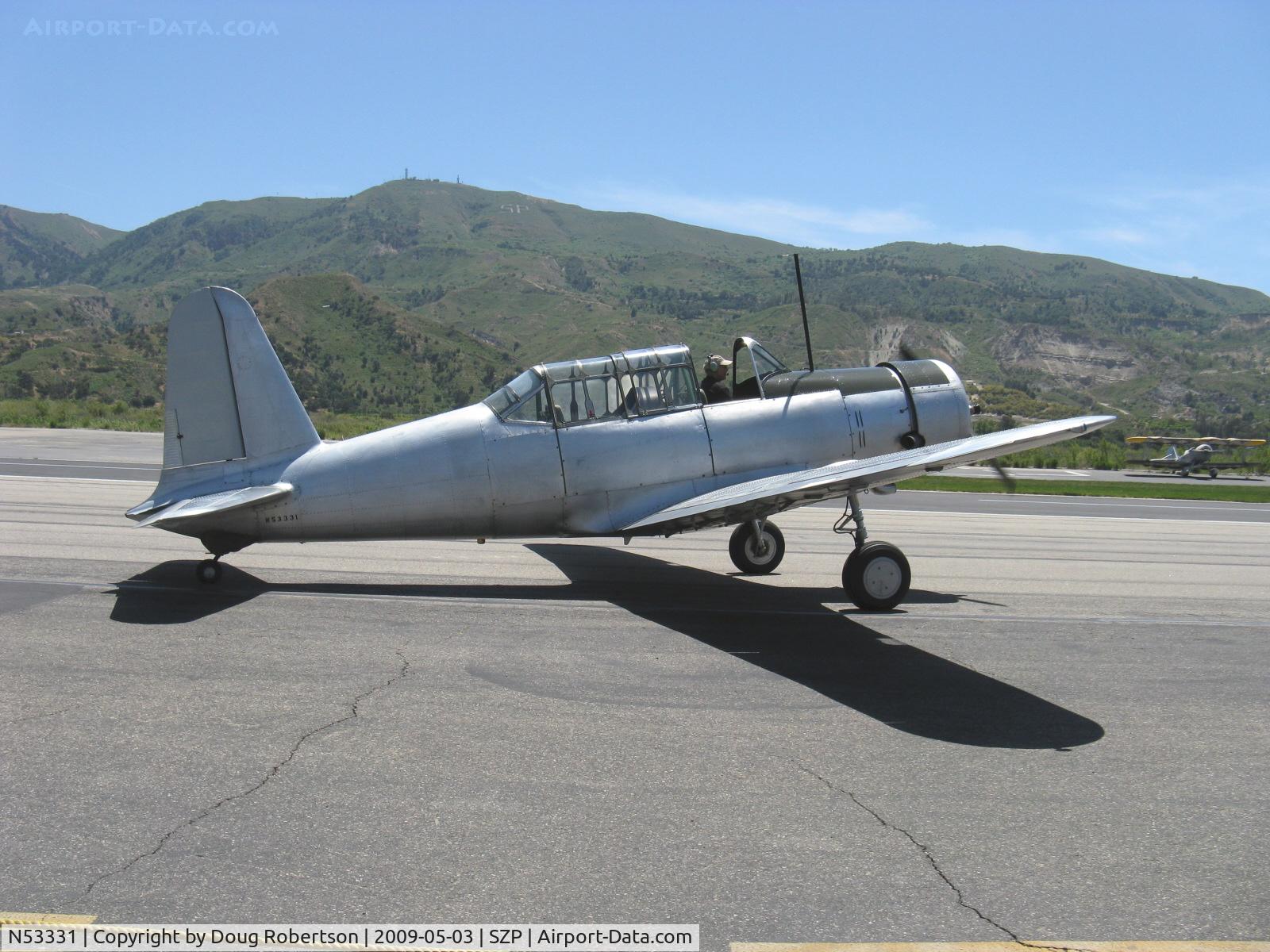 N53331, 1941 Consolidated Vultee BT-13A C/N 1491, 1941 Consolidated Vultee BT-13A VALIANT  P & W R-985-AN-1 450 Hp Wasp Jr., taxi