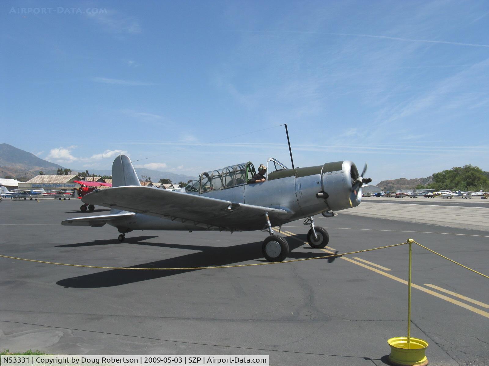 N53331, 1941 Consolidated Vultee BT-13A C/N 1491, 1941 Consolidated Vultee BT-13A VALIANT  P & W R-985-AN-1 450 Hp Wasp Jr., taxi