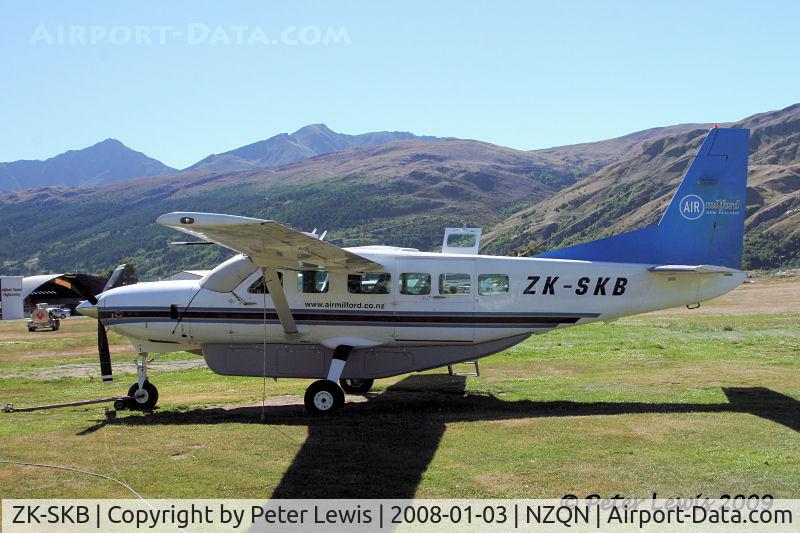 ZK-SKB, Cessna 208 Caravan 1 C/N 20800244, Air Milford 2000 Ltd., Queenstown