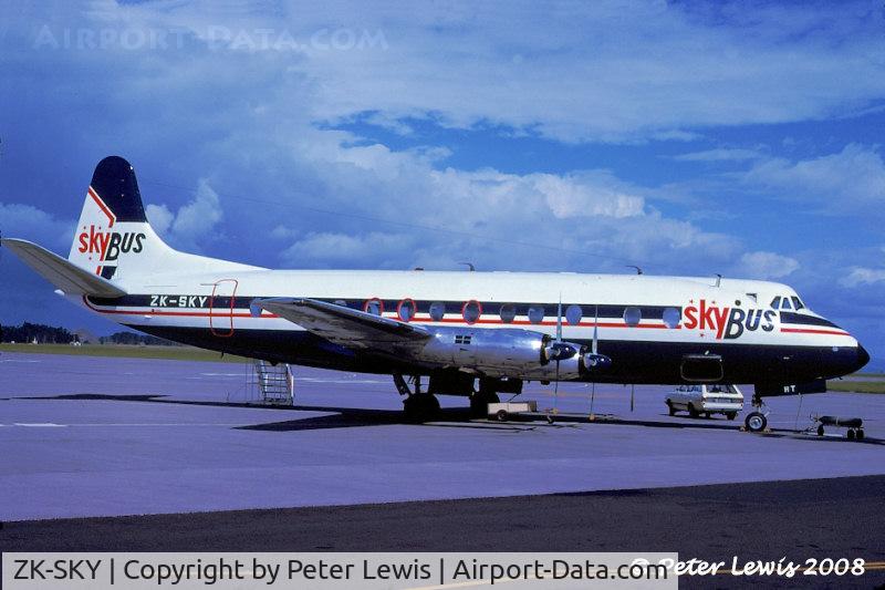 ZK-SKY, 1957 Vickers Viscount 802 C/N 168, Piako AC, Morrinsville (lease to Aqua Avia Society)