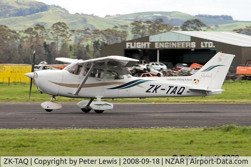 ZK-TAQ, Cessna 172R C/N 17280754, Ardmore Flying School Ltd., Ardmore