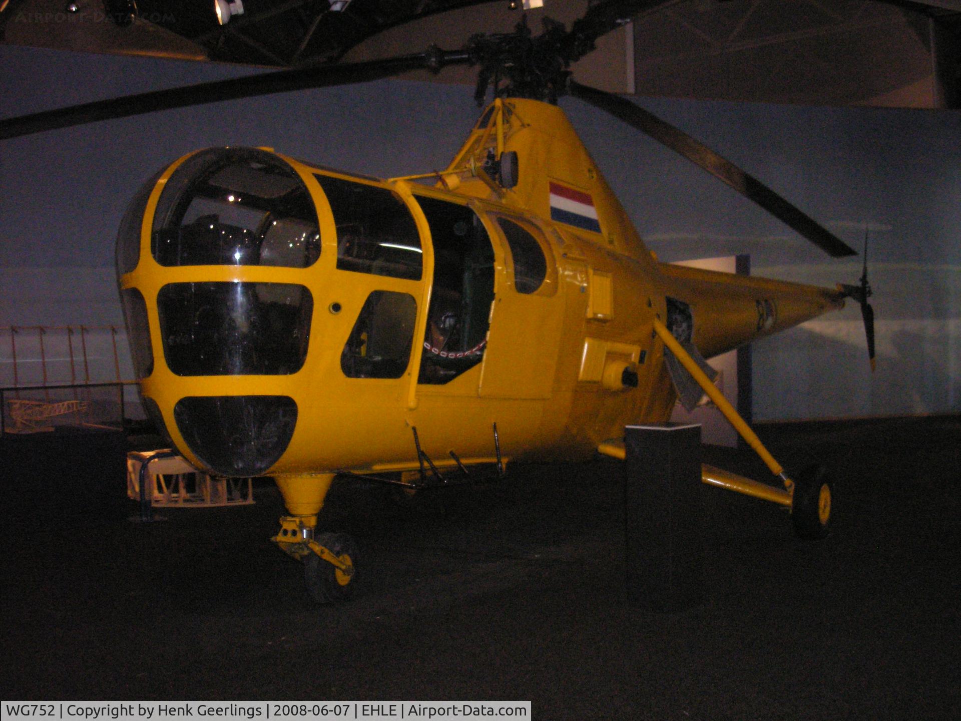 WG752, Westland Dragonfly HR.5 C/N WA/H/62, Aviodrome Aviation Museum ; Dutch Navy
