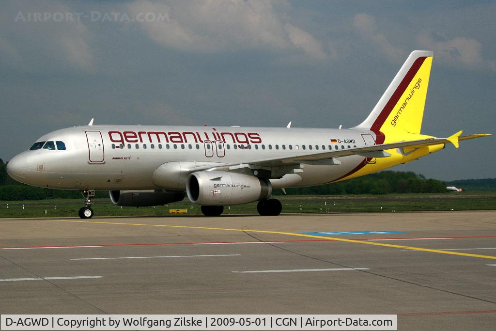 D-AGWD, 2007 Airbus A319-132 C/N 3011, visitor