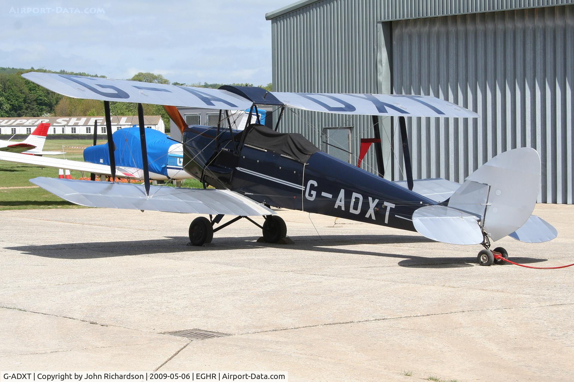 G-ADXT, 1935 De Havilland DH-82A Tiger Moth II C/N 3436, At Goodwood