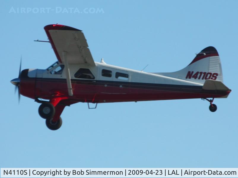 N4110S, 1953 De Havilland Canada DHC-2 Beaver Mk.1 C/N 593, Departing Sun N Fun 2009 - Lakeland, Florida