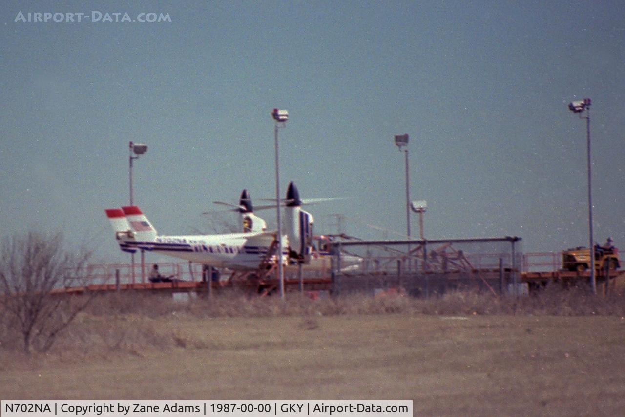 N702NA, 1977 Bell 301 C/N 0001, Bell XV-15 on the test stand at Arlington Municipal