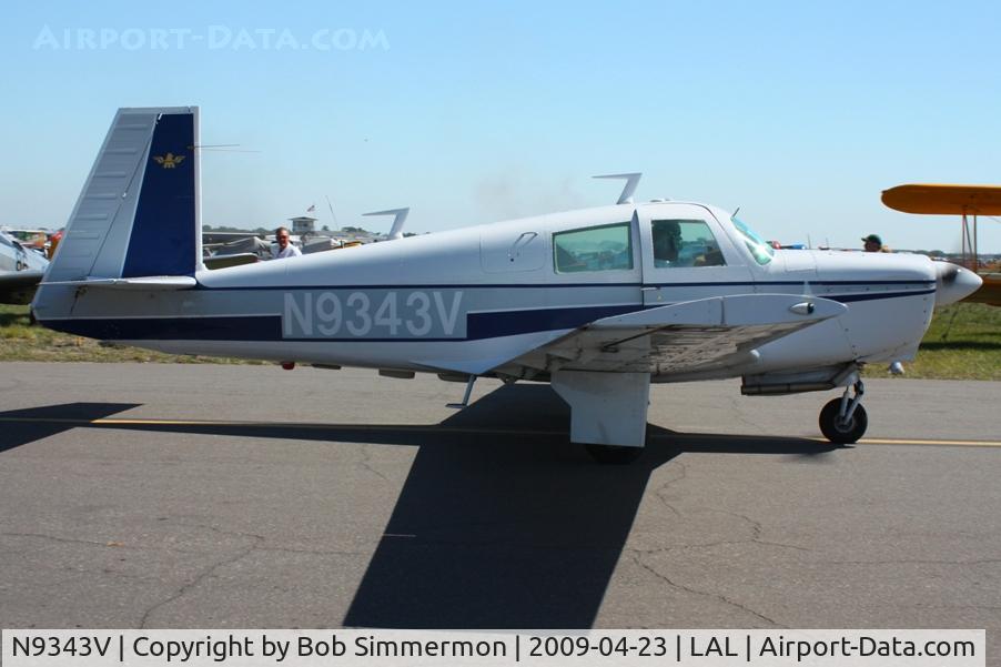 N9343V, 1969 Mooney M20C Ranger C/N 700007, Sun N Fun 2009 - Lakeland, Florida