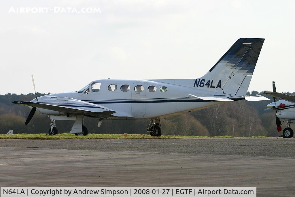 N64LA, 1981 Cessna 421C Golden Eagle C/N 421C1064, Parked up for the afternoon.