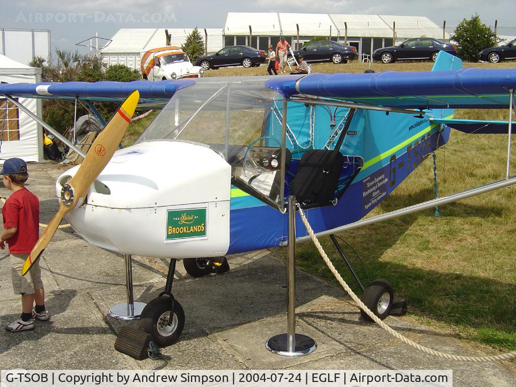G-TSOB, 2005 Rans S-6ES Coyote II C/N PFA 204-14066, Farnborough Airshow 2004.
