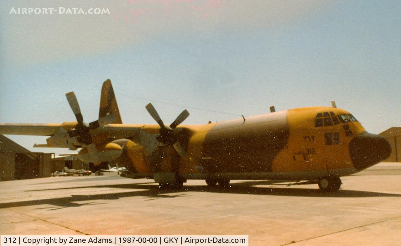 312, 1983 Lockheed C-130H-30 Hercules C/N 382-4961, UAE C-130 at Arlington Municipal Aiport - noted with Lockheed factory