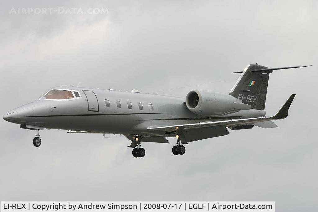 EI-REX, 1999 Learjet 60 C/N 60-149, Farnborough Airshow 2008.