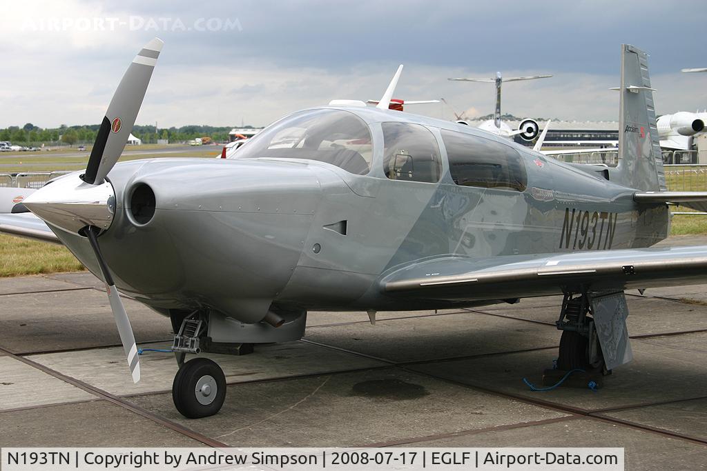 N193TN, 2008 Mooney M20TN Acclaim C/N 31-0093, Farnborough Airshow 2008.