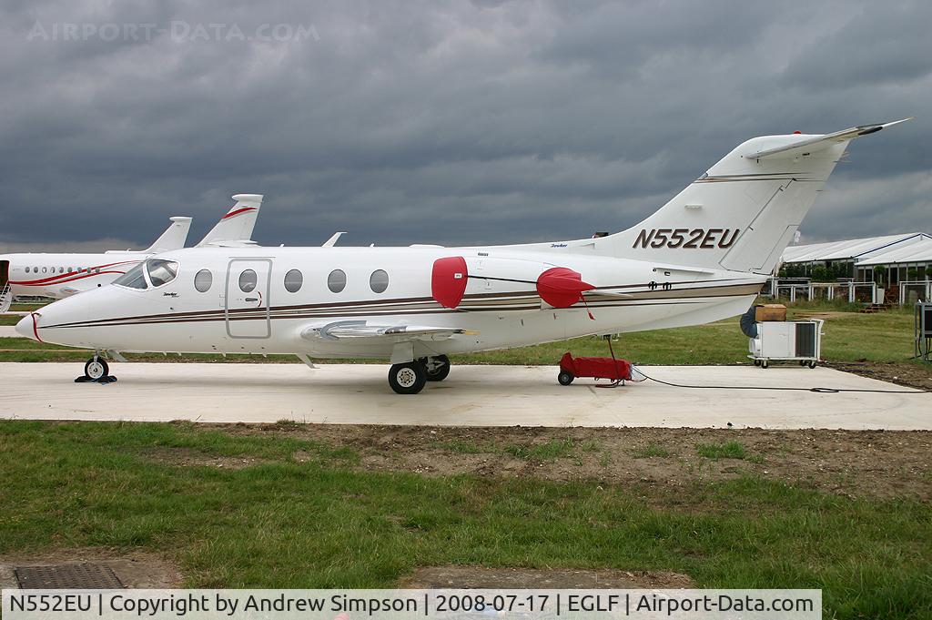 N552EU, 2008 Hawker Beechcraft 400A Beechjet C/N RK-552, Farnborough Airshow 2008.