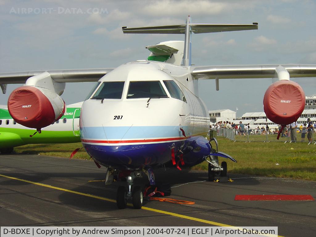 D-BDXE, 2004 Fairchild Dornier 328-300 328JET C/N 3207, Farnborough Airshow 2004.
