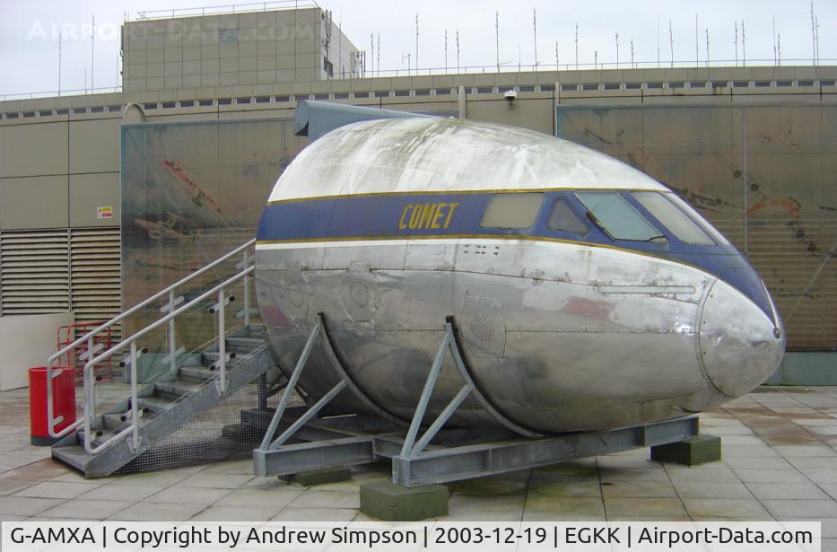 G-AMXA, 1952 De Havilland DH.106 Comet 2R C/N 6023, On display on the old viewing terrace.