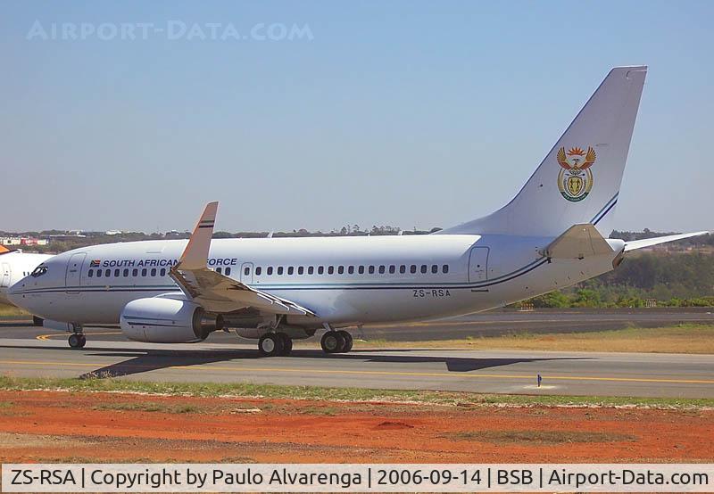ZS-RSA, 2001 Boeing 737-7ED C/N 32627, South African Air Force