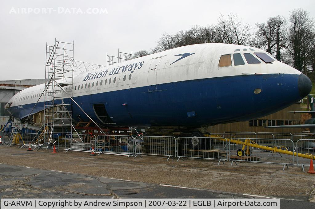 G-ARVM, 1964 Vickers VC10 Srs 1101 C/N 815, In pieces at Brooklands.