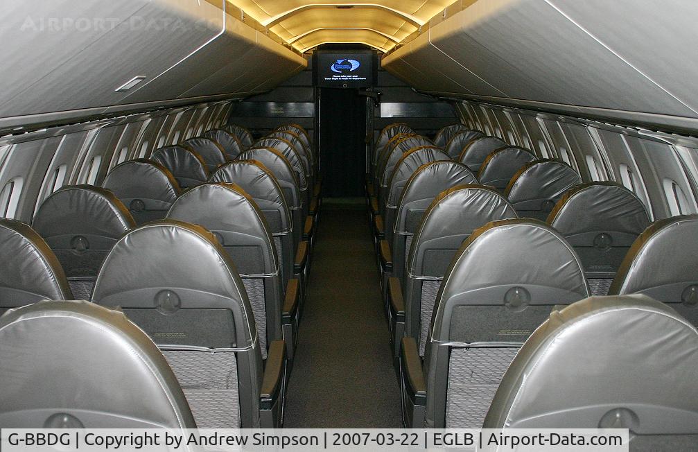 G-BBDG, 1973 BAC Concorde 100 C/N 202, Inside concorde.