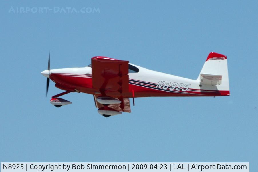 N8925, 2006 Vans RV-10A C/N 003, Departing Sun N Fun 2009 - Lakeland, Florida