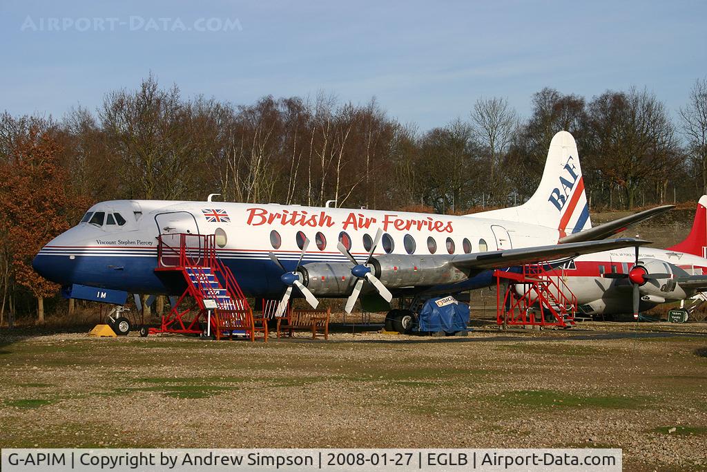 G-APIM, 1958 Vickers Viscount 806 C/N 412, Preserved at Brooklands.