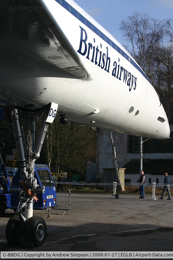 G-BBDG, 1973 BAC Concorde 100 C/N 202, Preserved at Brooklands.