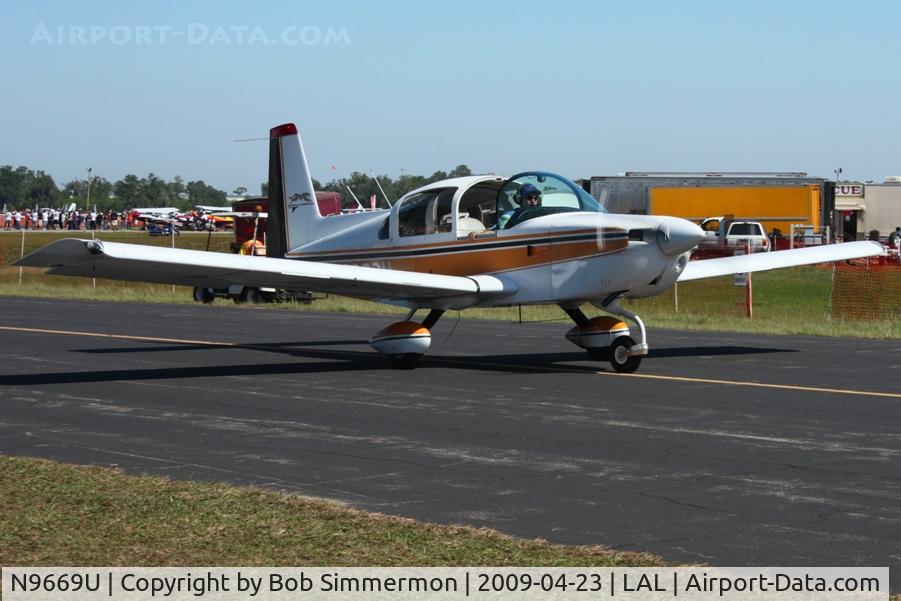 N9669U, 1975 Grumman American AA-5A Cheetah C/N AA5A-0035, Sun N Fun 2009 - Lakeland, Florida