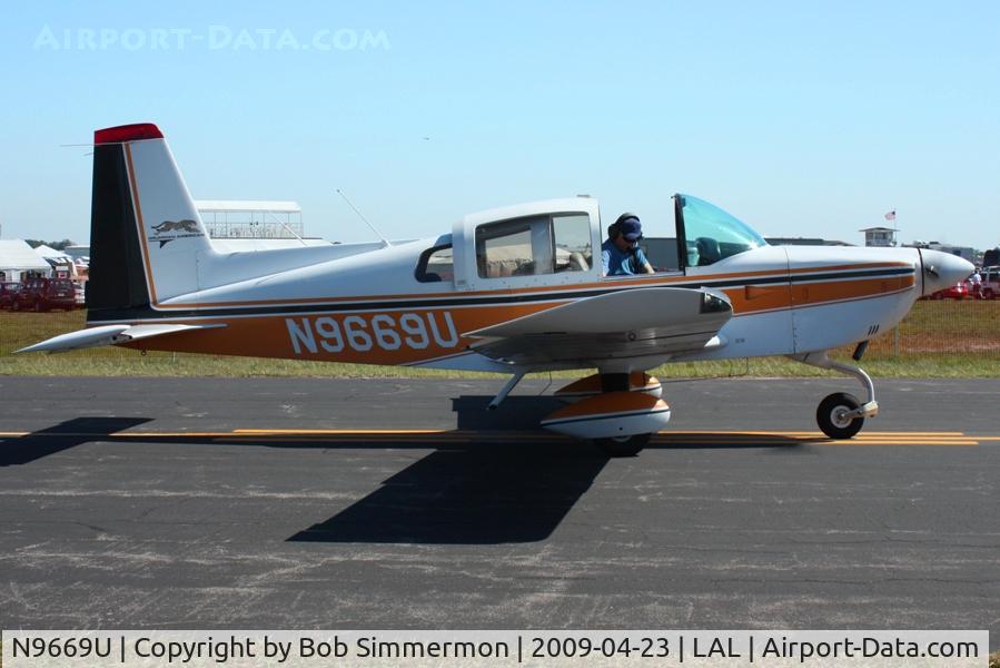 N9669U, 1975 Grumman American AA-5A Cheetah C/N AA5A-0035, Sun N Fun 2009 - Lakeland, Florida