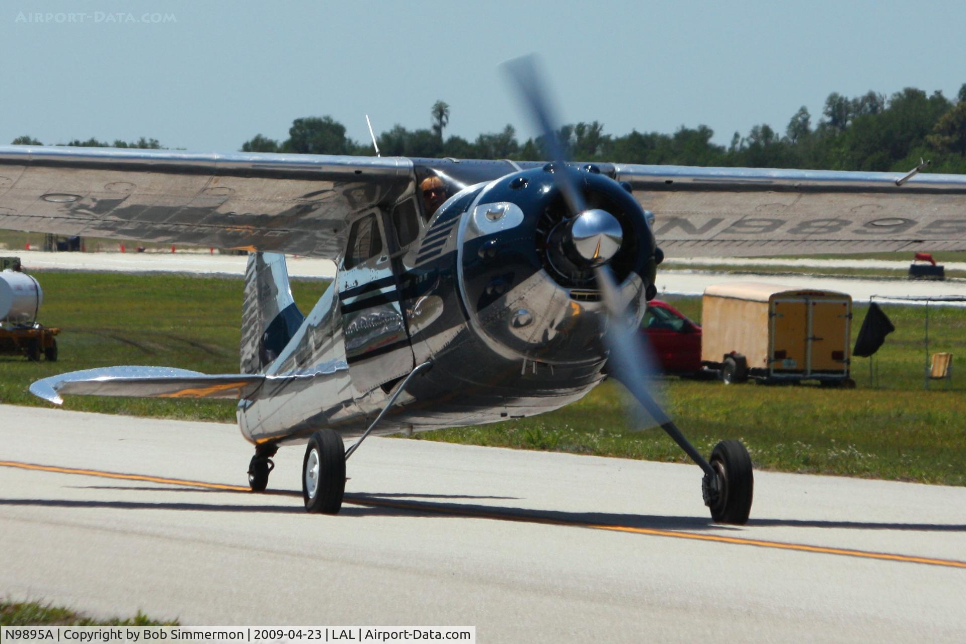 N9895A, 1950 Cessna 195A C/N 7598, Sun N Fun 2009 - Lakeland, Florida